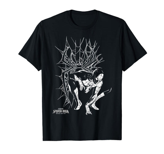 Superhero Fan Shirt  City Web Slinger Silhouette Graphic Tee - T-Shirt, Sweatshirt, Hoodie