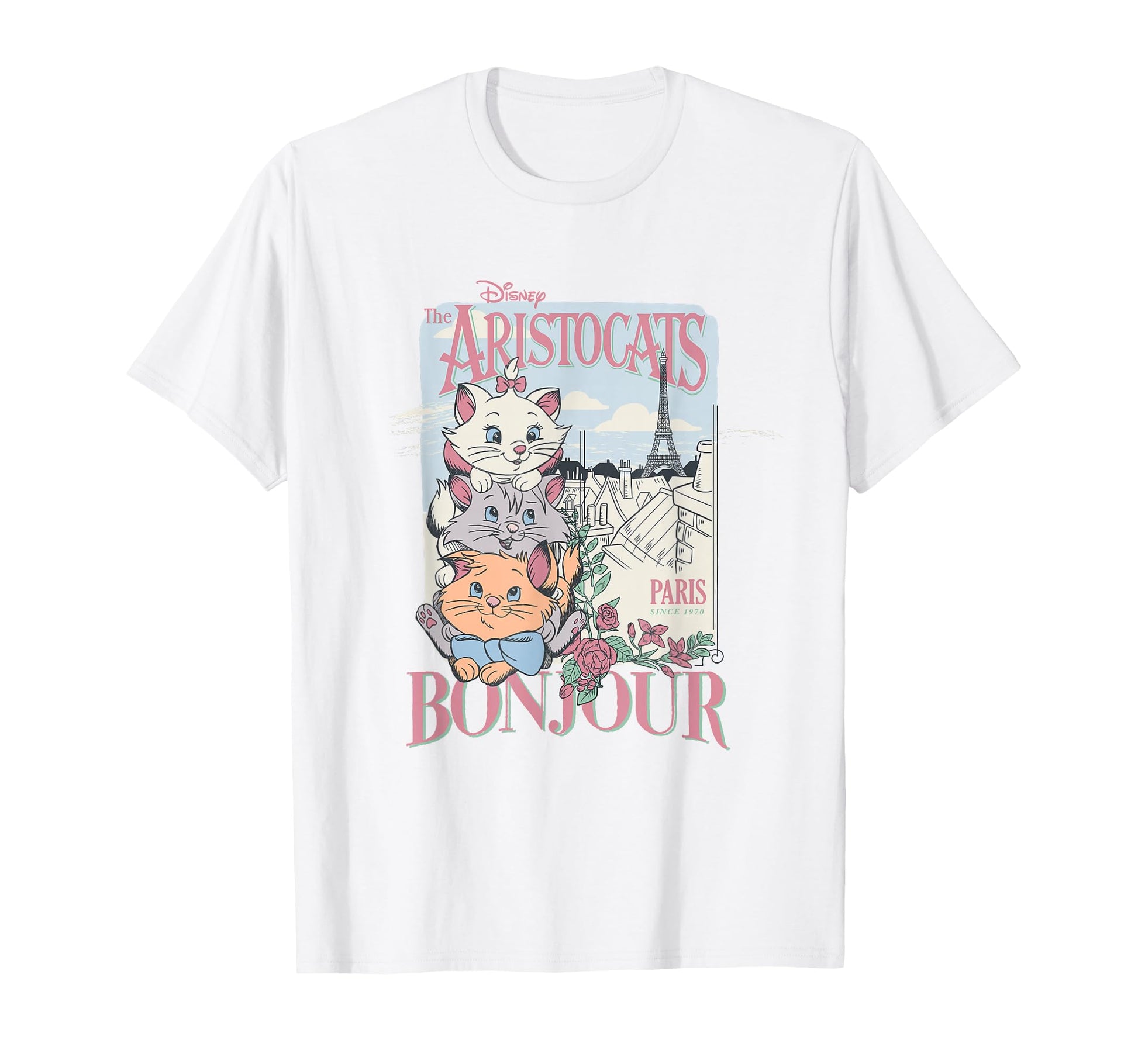 Paris Cat Fan Shirt  Bonjour Paris Since 1979 Vintage Ad Tee - T-Shirt, Sweatshirt, Hoodie