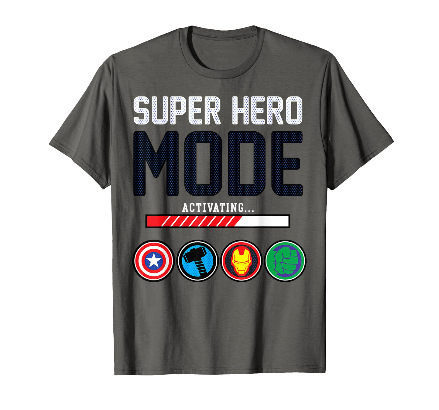 Comic Fan Apparel  Super Hero Mode Activating Icons Tee - T-Shirt, Sweatshirt, Hoodie