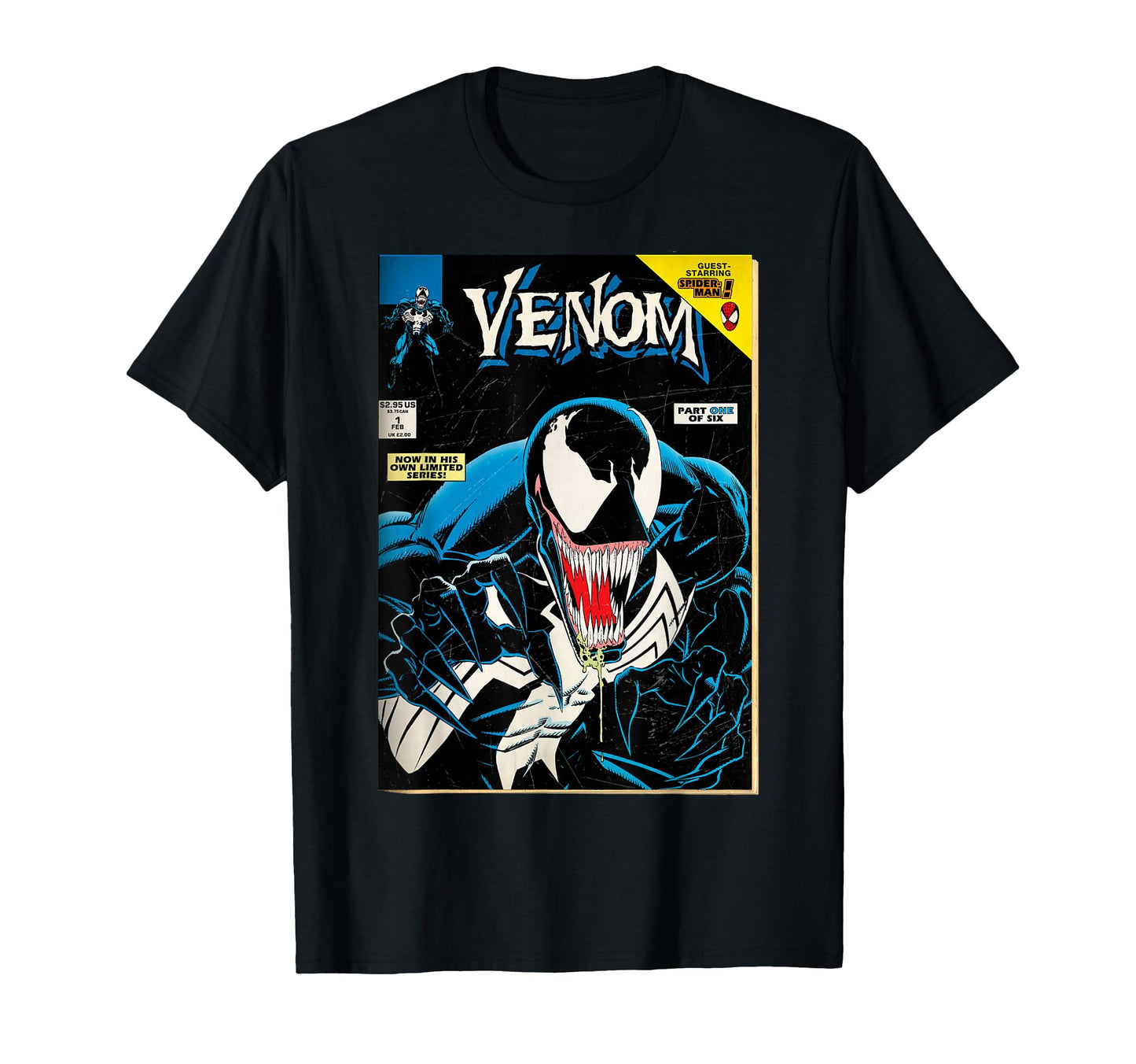Comic Villain Fan Shirt  Classic Symbiote Cover Graphic Tee - T-Shirt, Sweatshirt, Hoodie