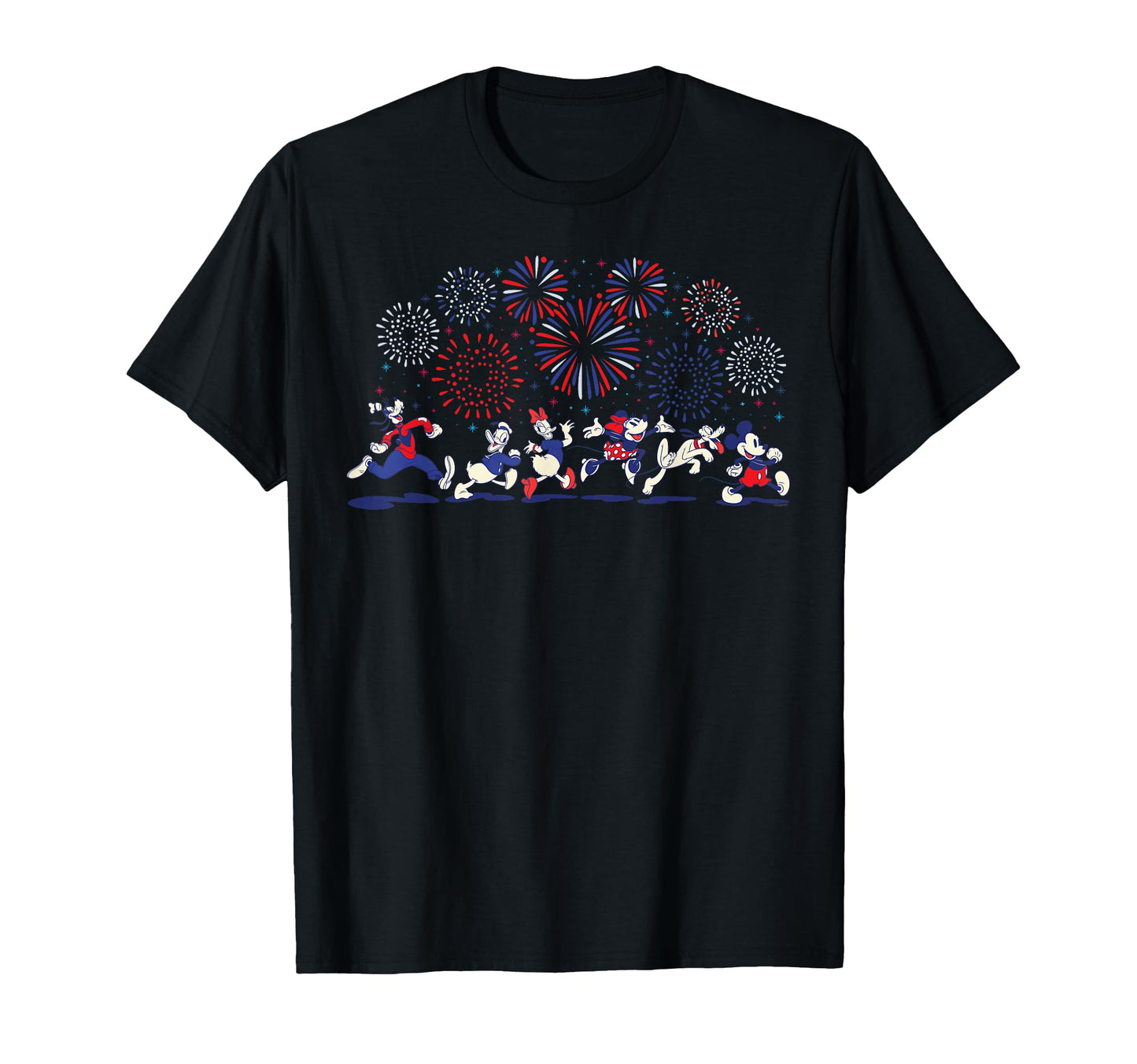 Patriotic Squad Apparel  Retro 4th of July Fireworks USA 250 Tee - T-Shirt, Sweatshirt, Hoodie