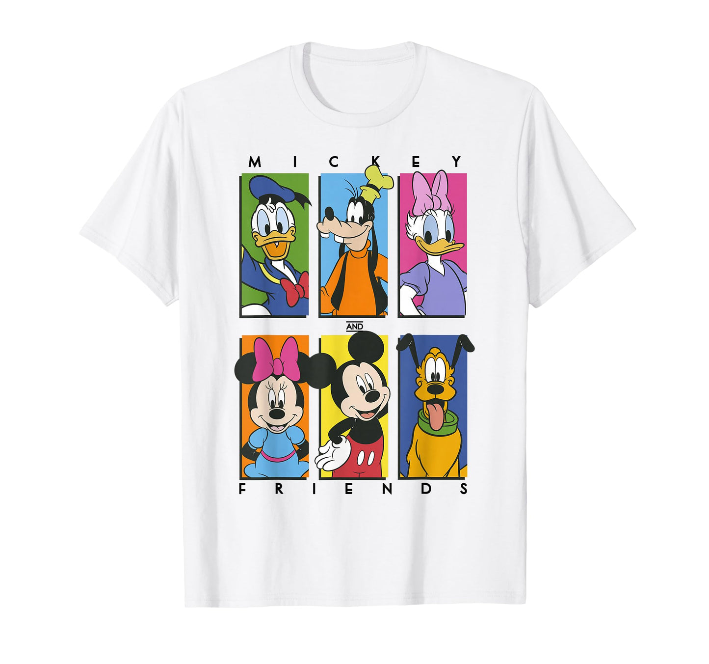 Theme Park Squad Shirt  Cartoon Group Shot Panels Tee - T-Shirt, Sweatshirt, Hoodie