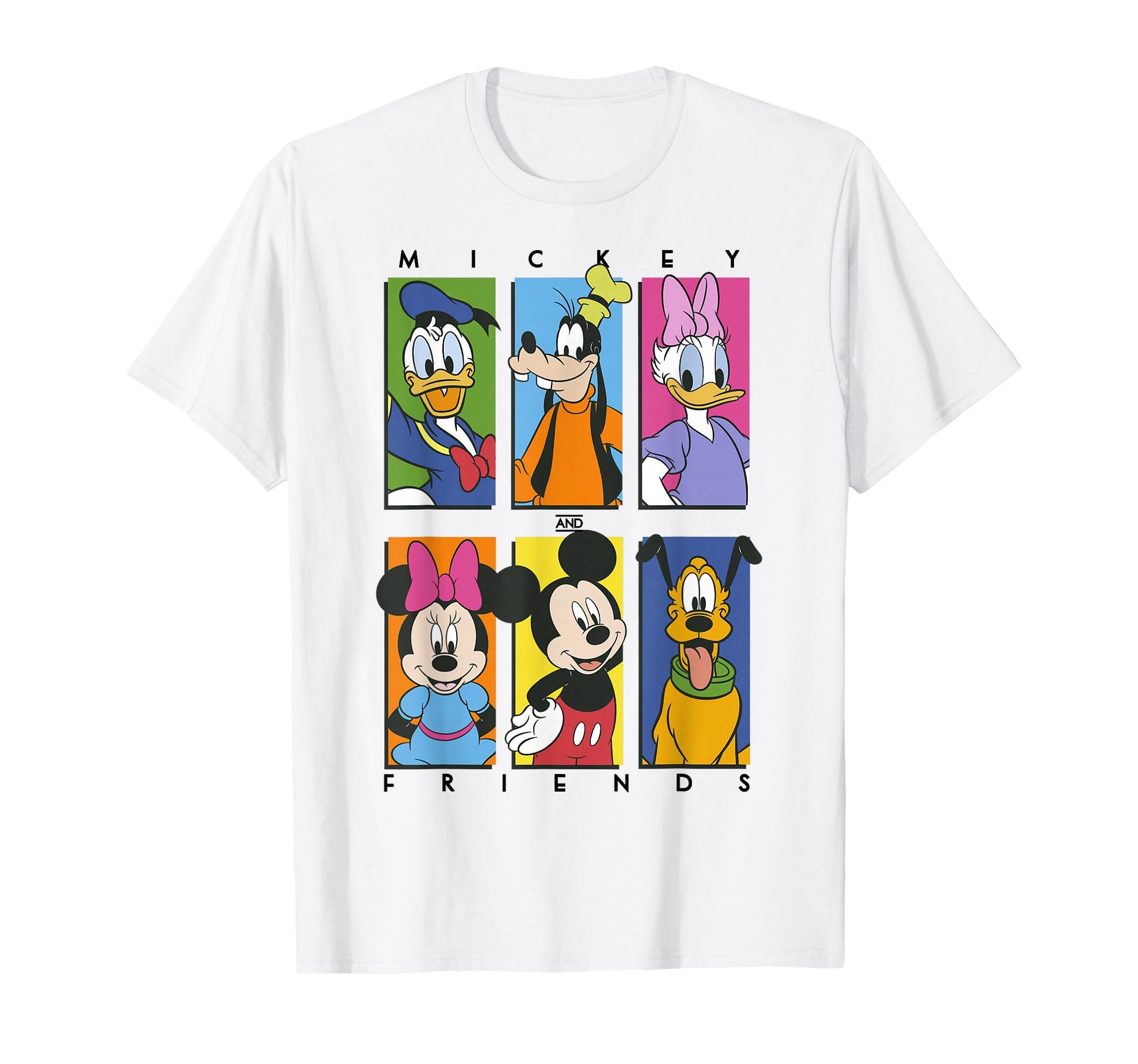 Theme Park Squad Shirt  Cartoon Group Shot Panels Tee - T-Shirt, Sweatshirt, Hoodie