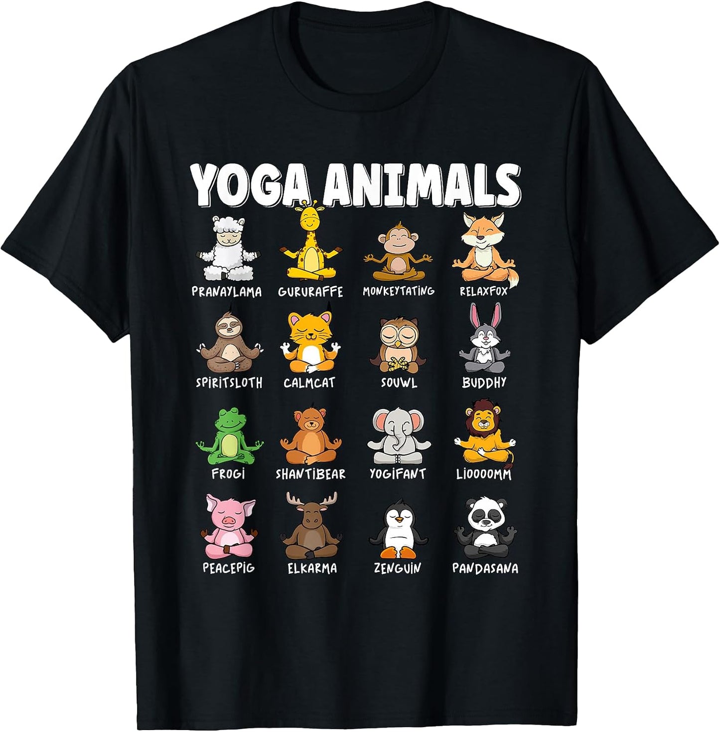 Funny Yoga Animal Gifts for Kids - Adult & Kids T-Shirts, Sweatshirts & Hoodies apparel design preview 1