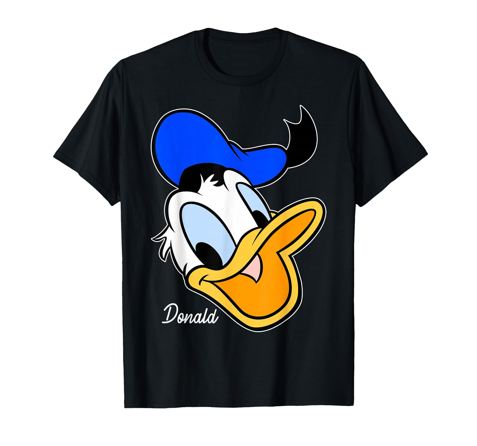 Classic Cartoon Fan Apparel  Angry Duck Big Face Graphic Tee - T-Shirt, Sweatshirt, Hoodie