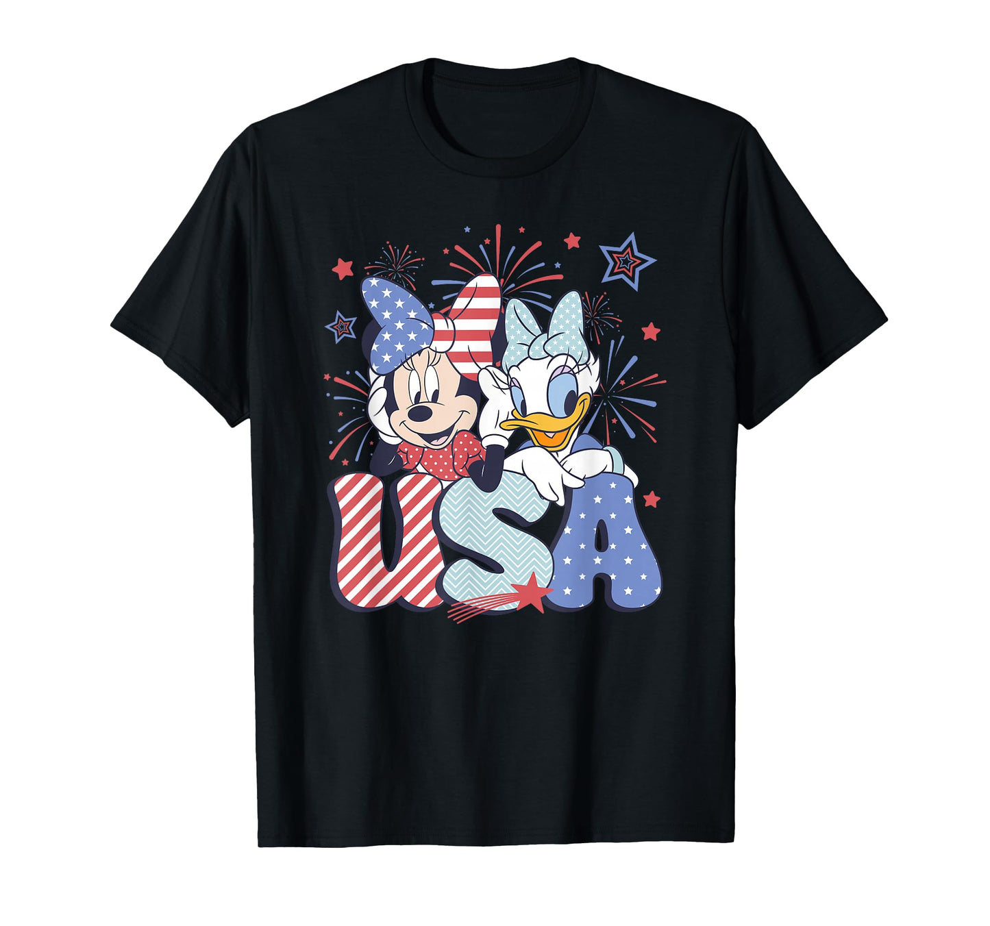 Patriotic Fan Apparel  USA Retro Stars Celebration Graphic Tee - T-Shirt, Sweatshirt, Hoodie