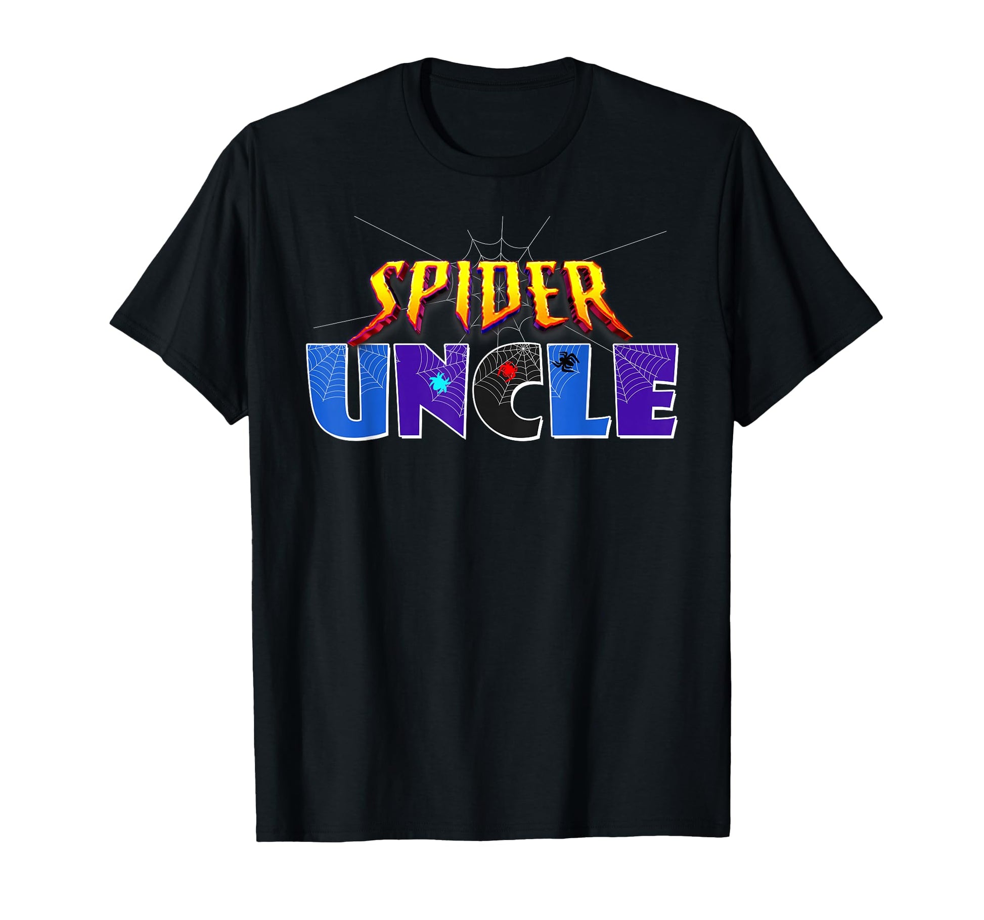 Father's Day Gift Shirt  Spider Uncle Matching Family Tee - T-Shirt, Sweatshirt, Hoodie