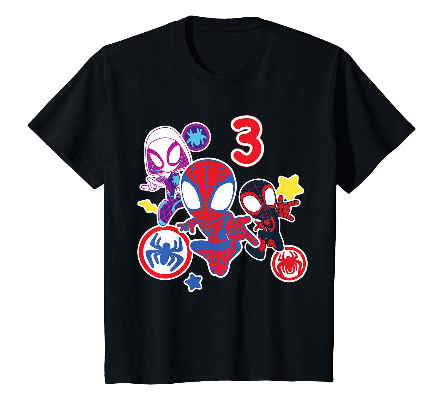 3rd Birthday Boy Apparel  Amazing Web Friends Graphic Tee - T-Shirt, Sweatshirt, Hoodie