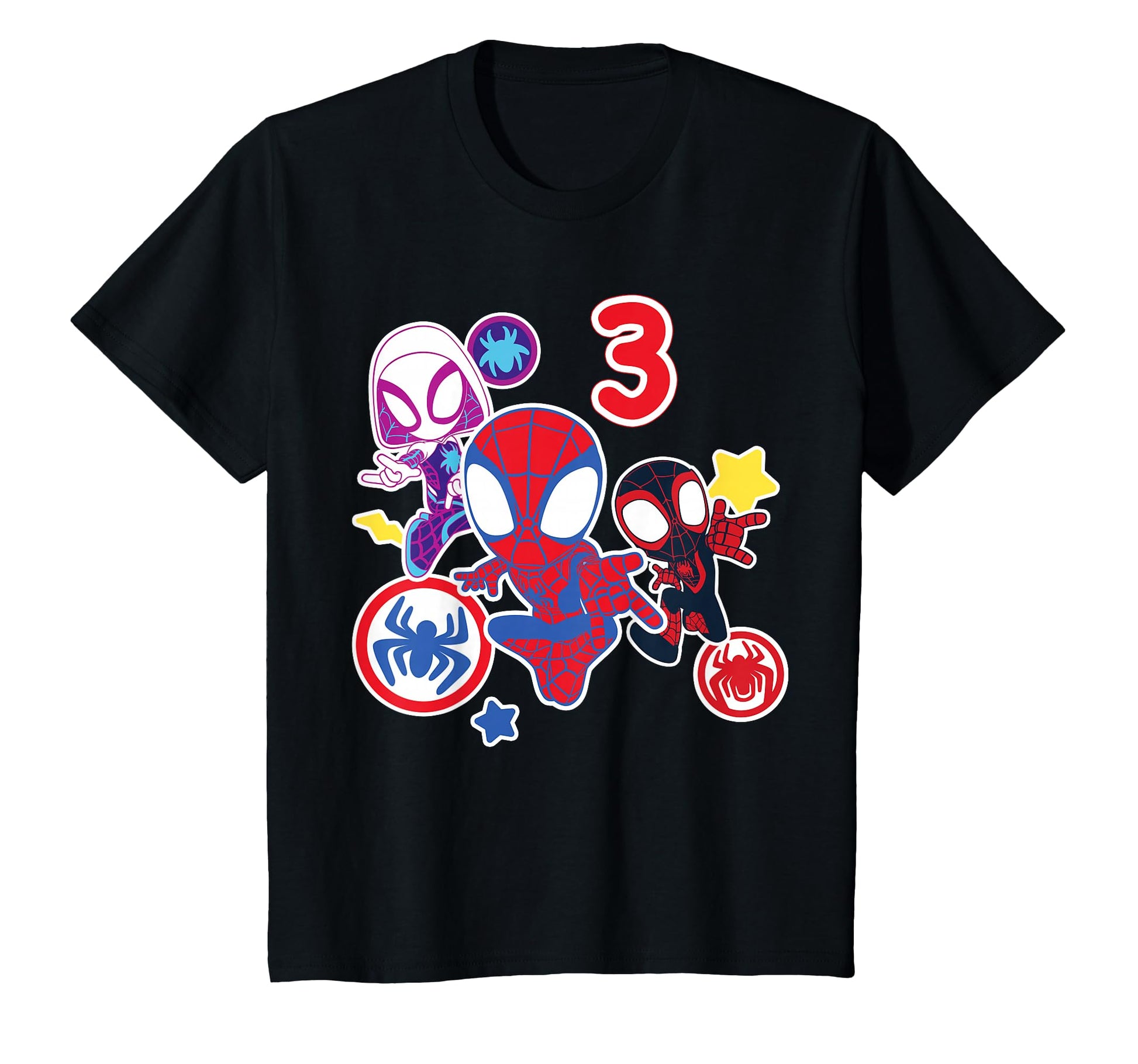 3rd Birthday Boy Apparel  Amazing Web Friends Graphic Tee - T-Shirt, Sweatshirt, Hoodie