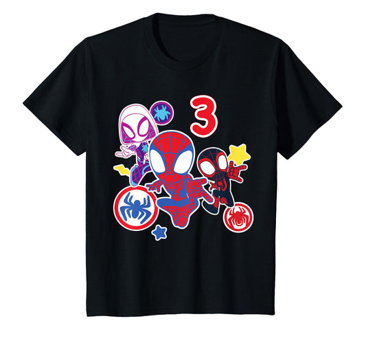 3rd Birthday Boy Apparel  Amazing Web Friends Graphic Tee - T-Shirt, Sweatshirt, Hoodie