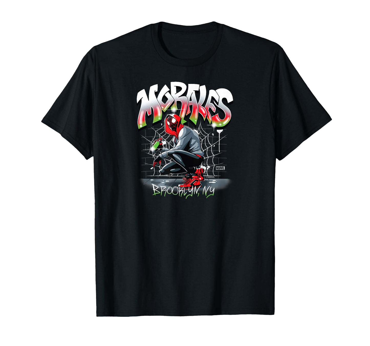 Multiverse Hero Fan Shirt  Brooklyn Spray Paint Graphic Tee - T-Shirt, Sweatshirt, Hoodie