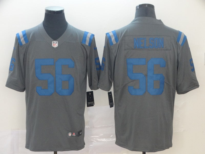 Men's Indianapolis Colts Quenton Nelson Gray Game Jersey1 football jersey product view 1