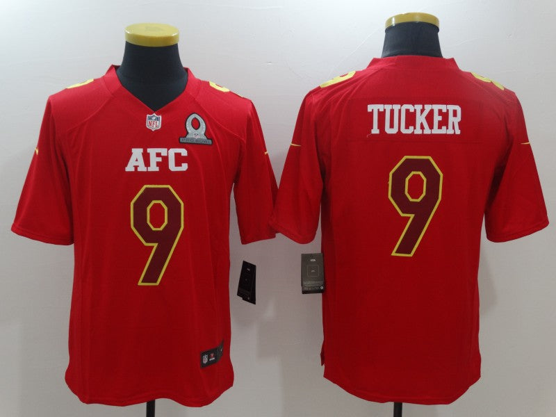 Men's Baltimore Ravens Justin Tucker #9 Red Game Jersey1 football jersey product view 1