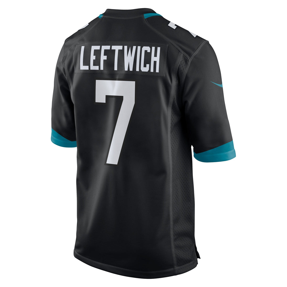 Byron Leftwich Jacksonville Jaguars Nike Alternate Retired Game Jersey - Black football jersey product view 3