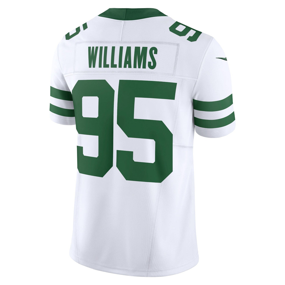 Quinnen Williams New York Jets Nike Vapor F.U.S.E. Limited Jersey - Legacy White football jersey product view 3
