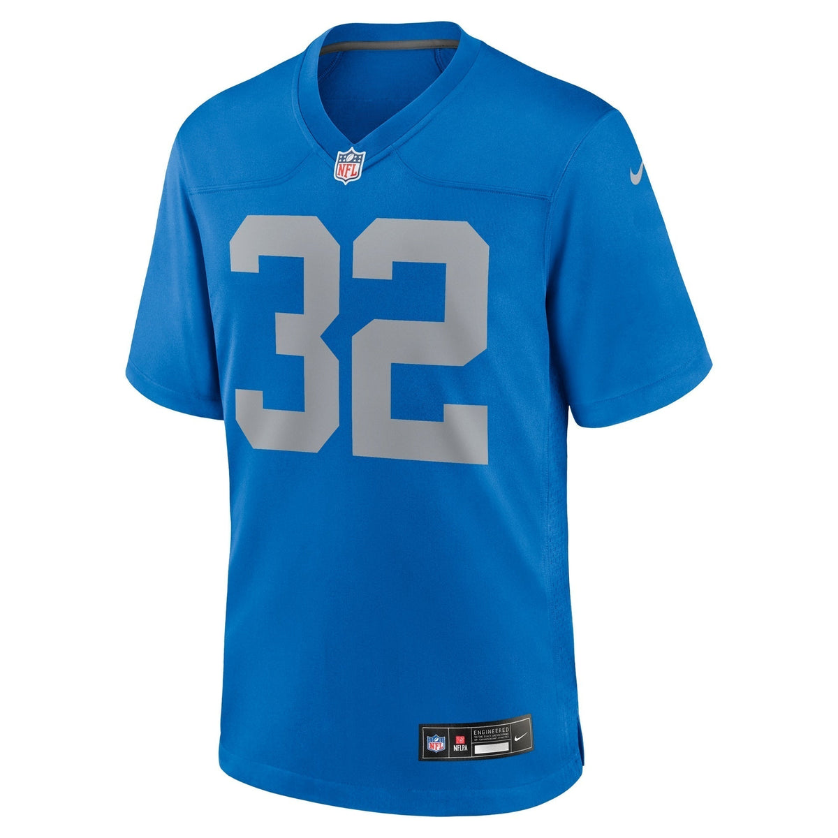 Brian Branch Detroit Lions Nike Alternate Game Jersey - Blue football jersey product view 2