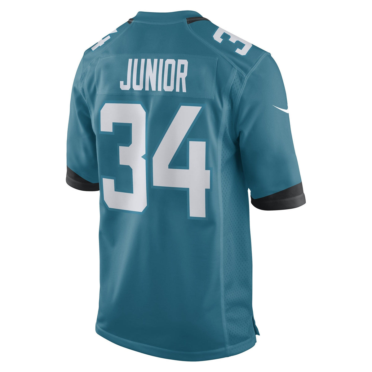 Gregory Junior Jacksonville Jaguars Nike Team Game Jersey - Teal football jersey product view 3