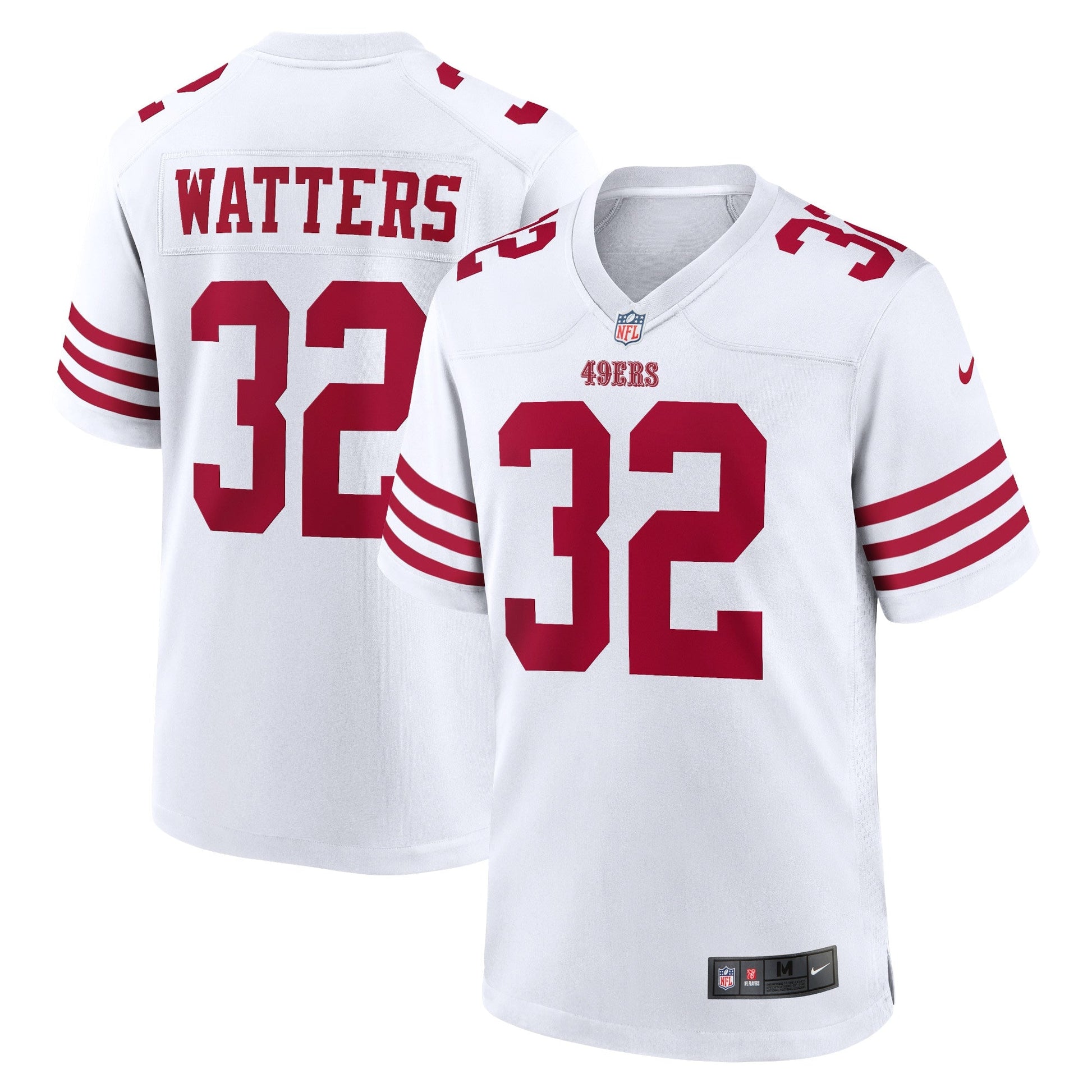 Ricky Watters San Francisco 49ers Nike Retired Game Jersey - White football jersey product view 1