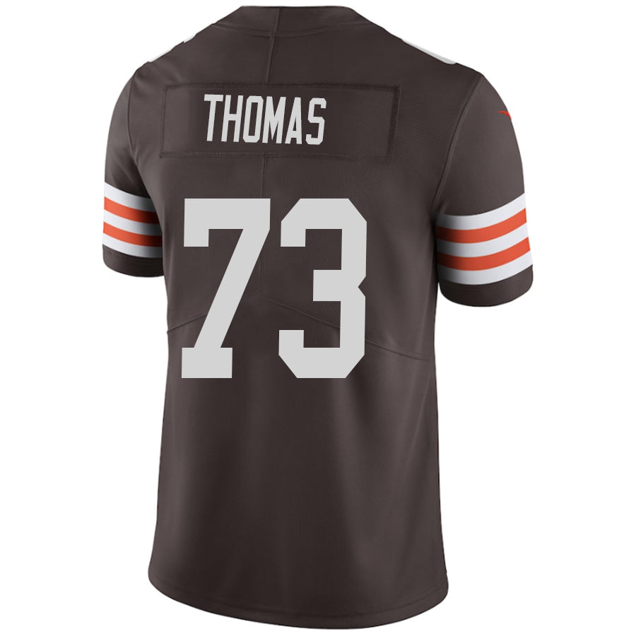 C.Browns #73 Joe Thomas Brown Player Game Stitched Football Jerseys football jersey product view 1