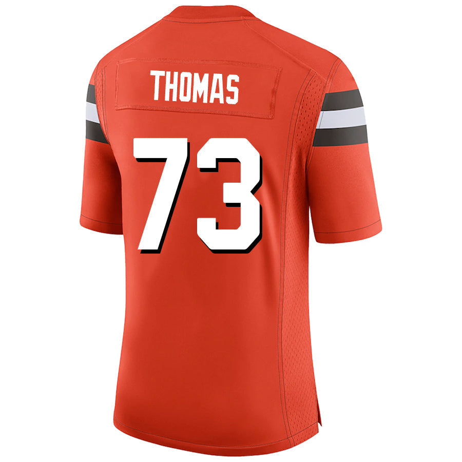C.Browns #73 Joe Thomas Orange Stitched Player Game Football Jerseys football jersey product view 1
