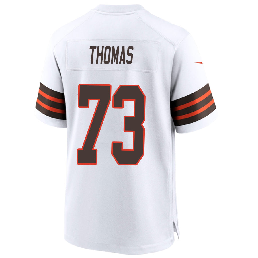 C.Browns #73 Joe Thomas Player White Alternate Game Stitched Football Jerseys football jersey product view 1
