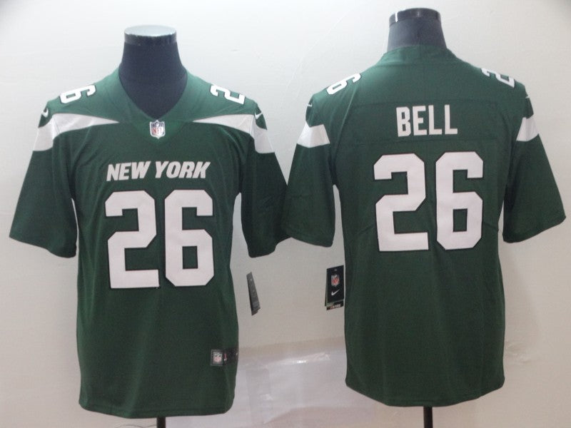 Men's New York Jets Le'Veon Bell #26 Green Game Jersey1 football jersey product view 1