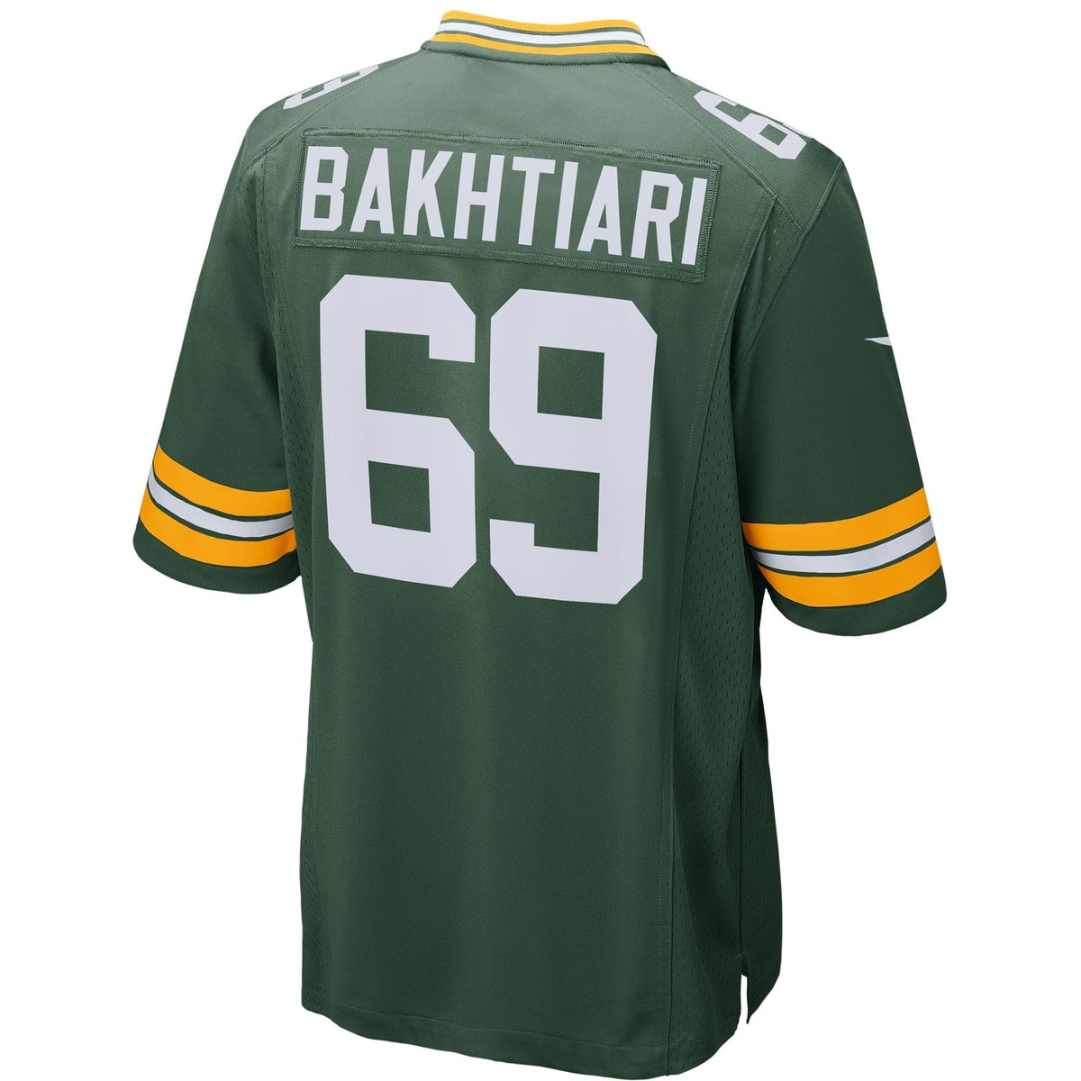 David Bakhtiari Green Bay Packers Nike Game Jersey - Green football jersey product view 3