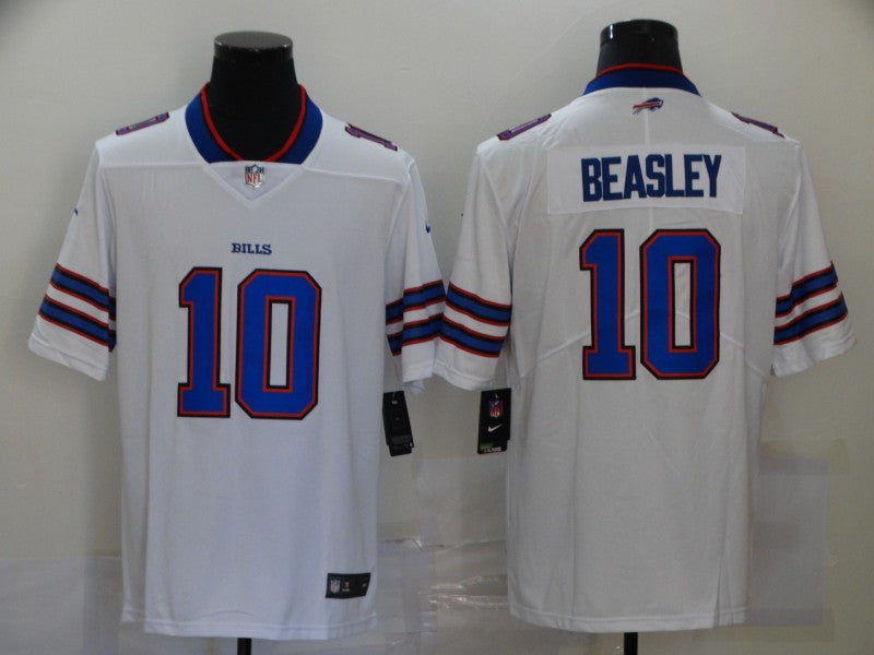 Men's Buffalo Bills Cole Beasley #10 White Game Player Jersey1 football jersey product view 1