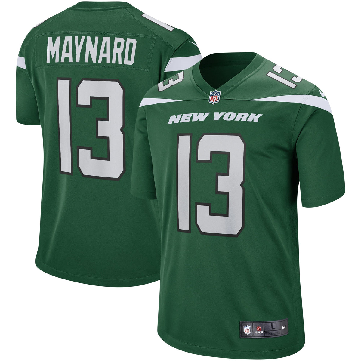 Don Maynard New York Jets Nike Game Retired Jersey - Gotham Green football jersey product view 1