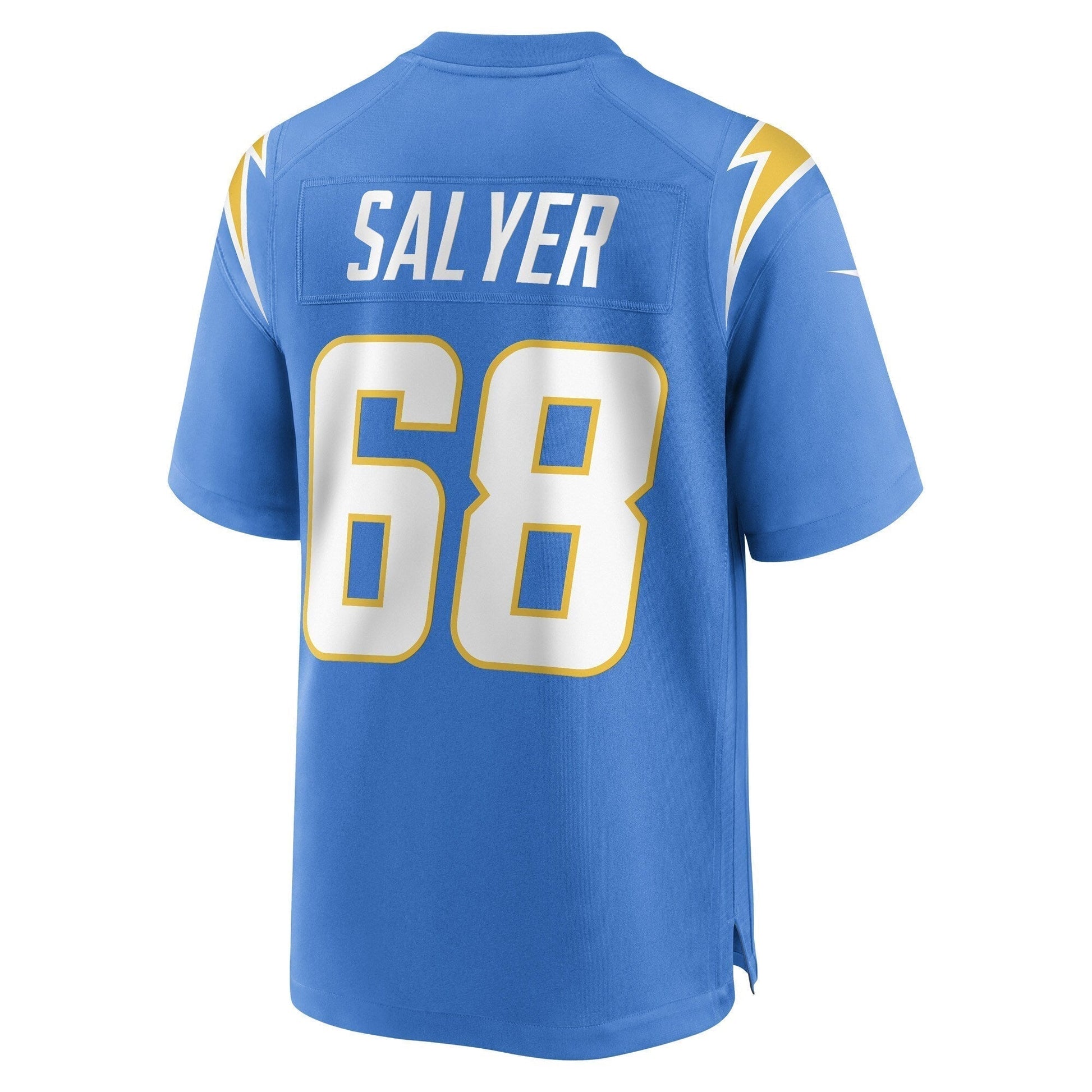 Jamaree Salyer Los Angeles Chargers Nike Game Jersey - Powder Blue football jersey product view 3