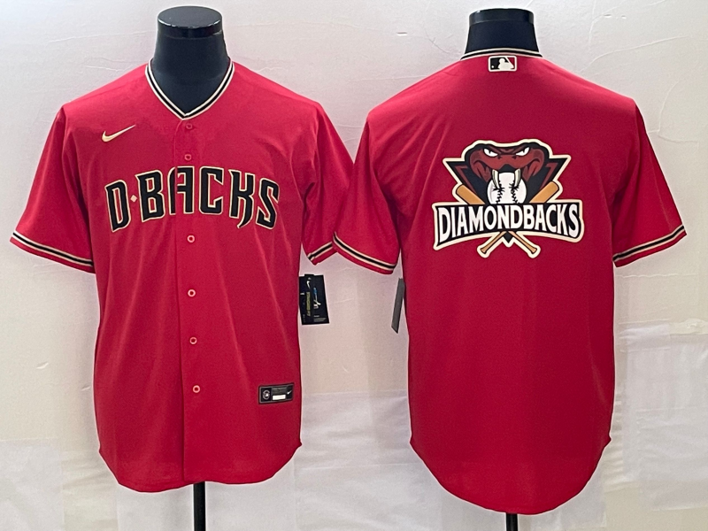 Men's Arizona Diamondbacks Red Replica Team Jersey1 baseball jersey product view 1