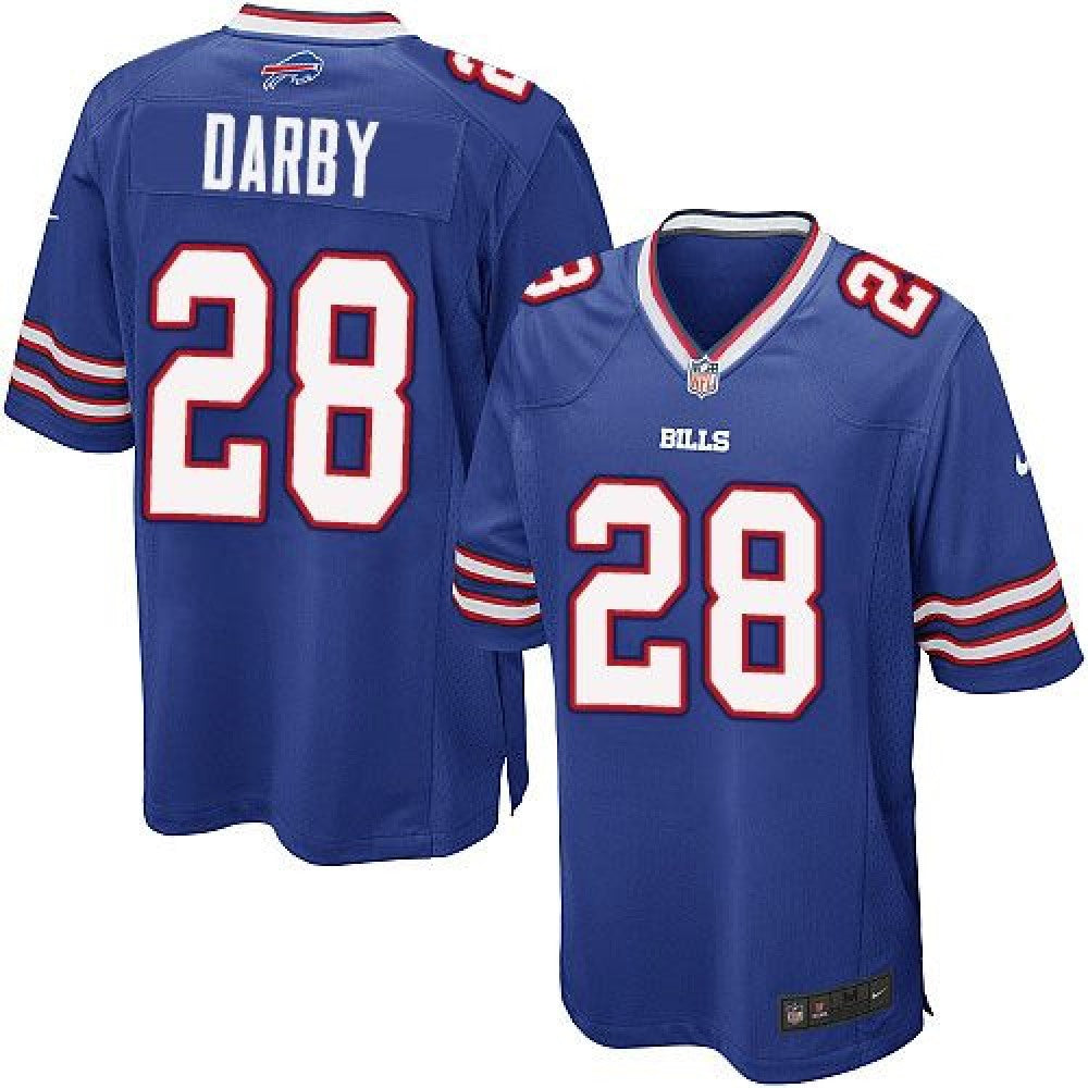Nike Bills #28 Ronald Darby Royal Blue Team Color Youth Stitched NFL Elite Jersey football jersey product view 1
