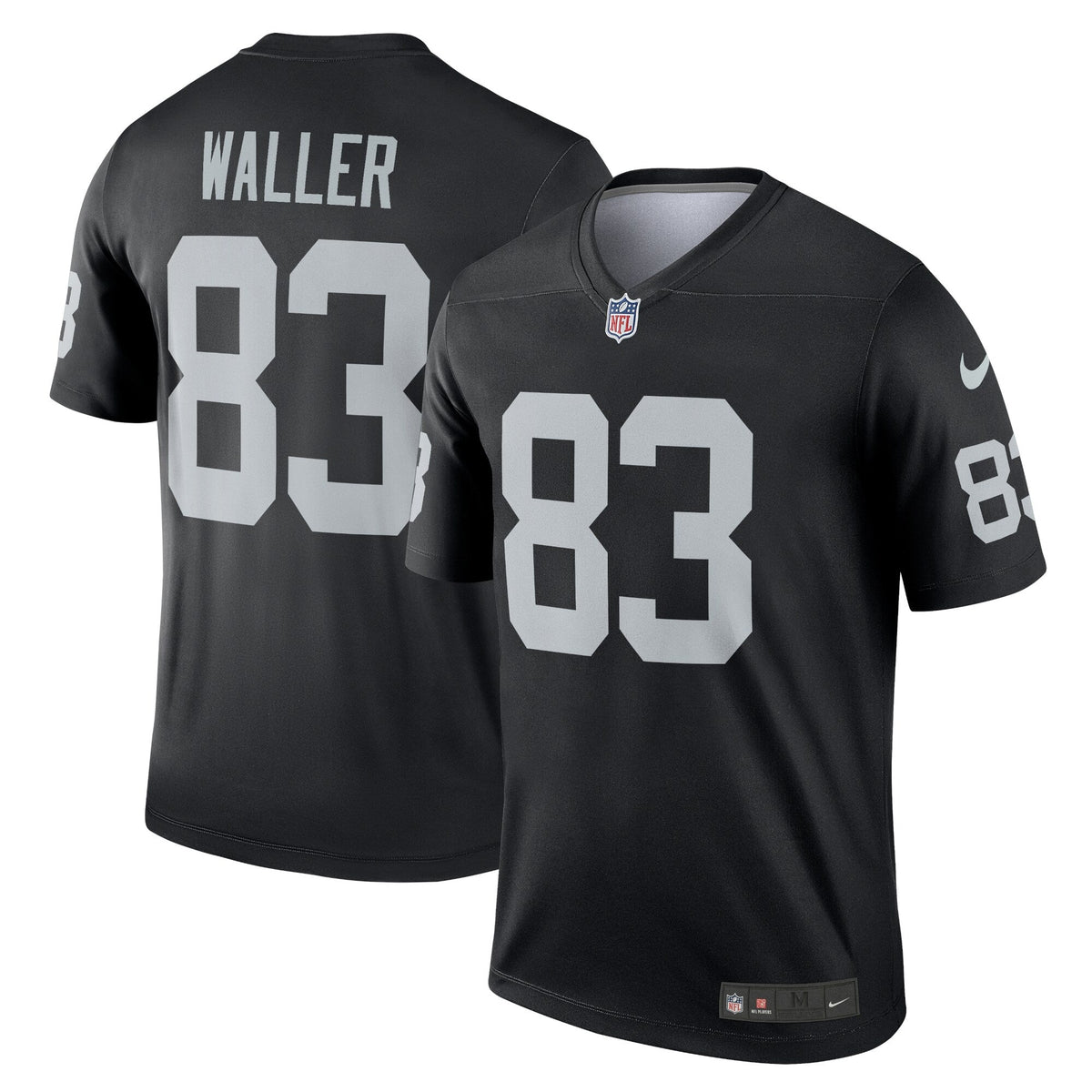 Darren Waller Las Vegas Raiders Nike Legend Jersey - Black football jersey product view 1