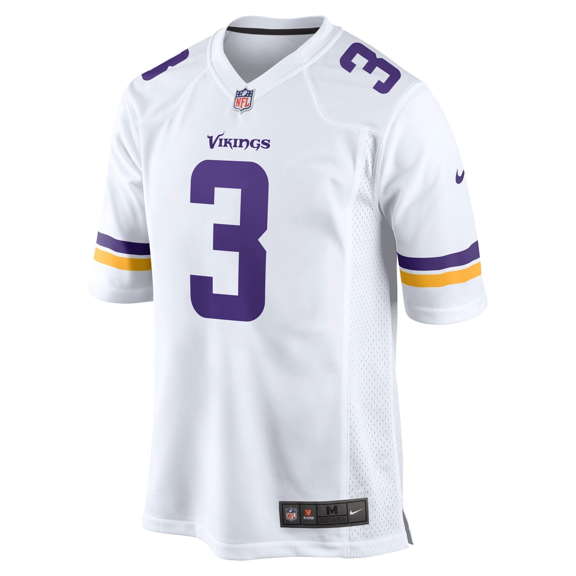 Jordan Addison Minnesota Vikings Nike Away Game Jersey - White football jersey product view 2