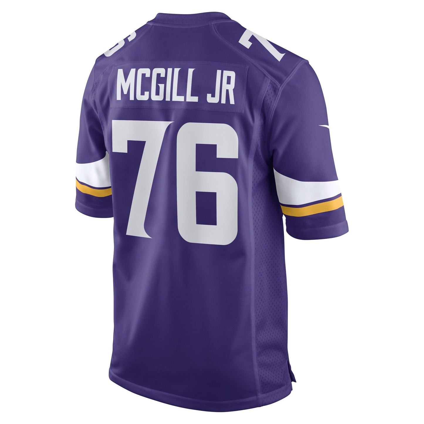 T.Y. McGill Jr. Minnesota Vikings Nike Game Jersey - Purple football jersey product view 3