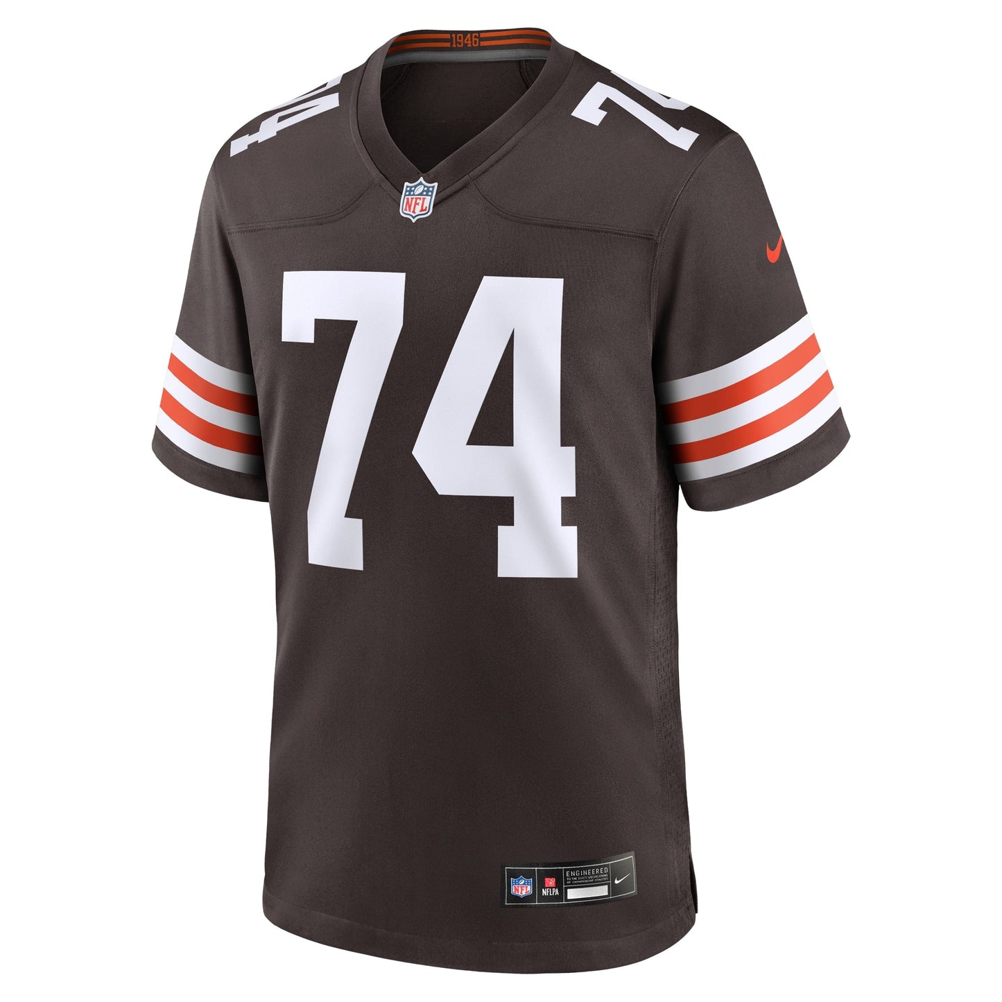 Hakeem Adeniji Cleveland Browns Nike Game Jersey - Brown football jersey product view 2