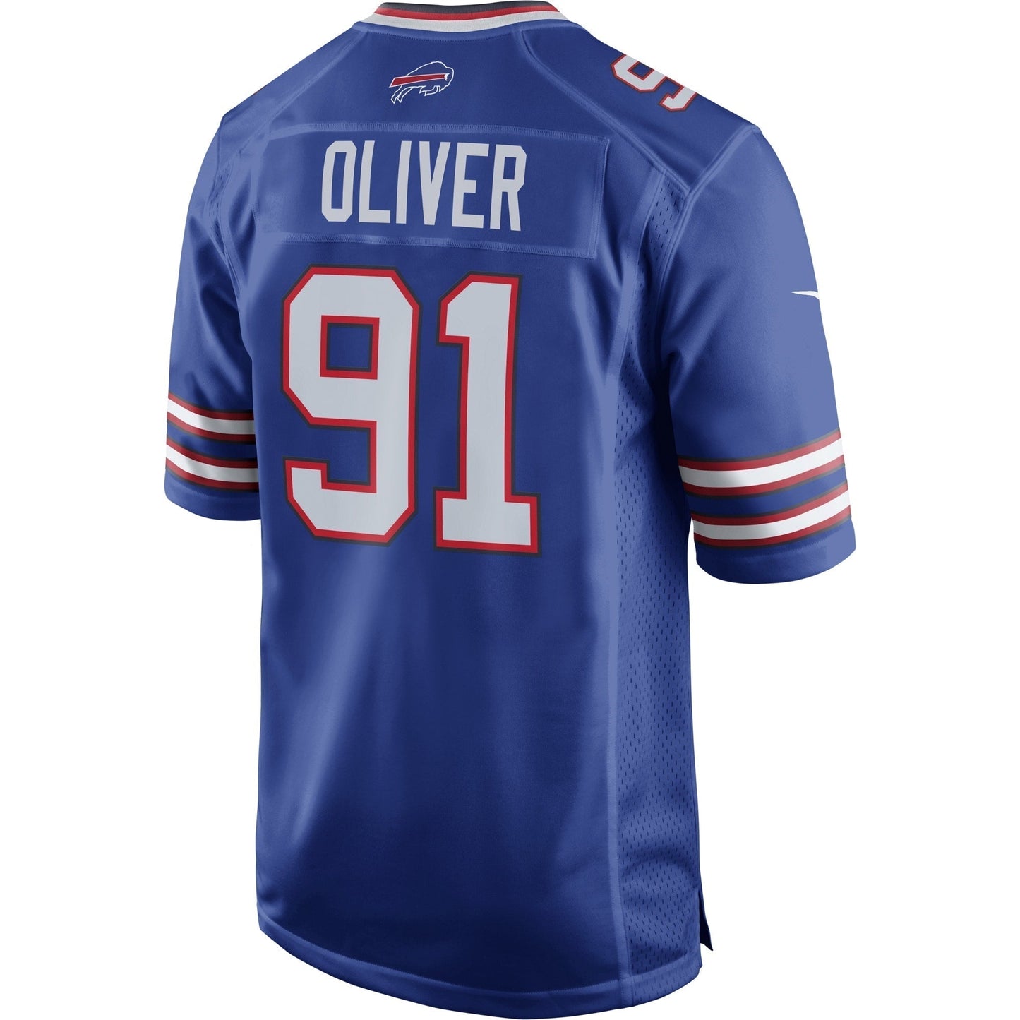 Ed Oliver Buffalo Bills Nike Team Game Jersey - Royal football jersey product view 3