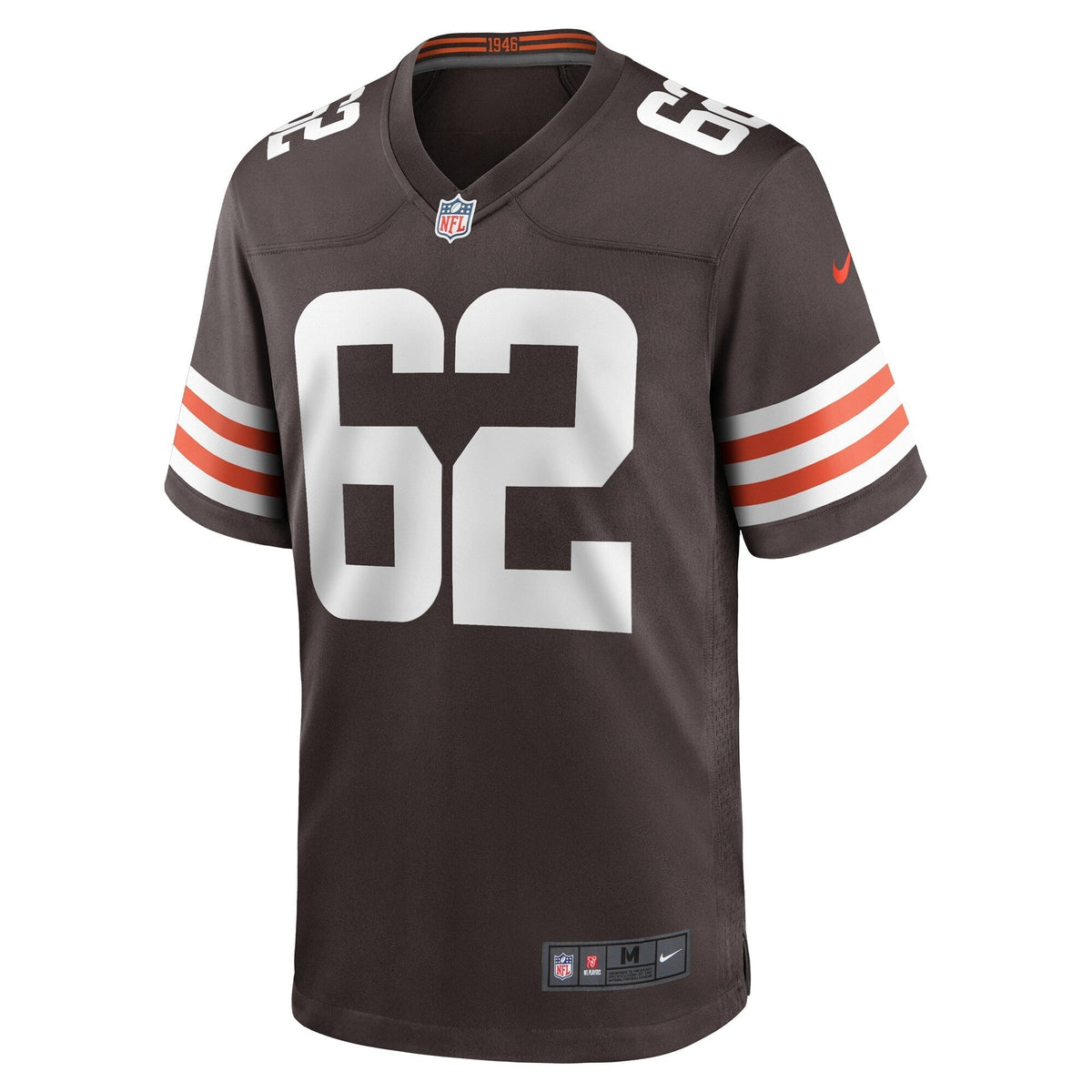Siaki Ika Cleveland Browns Nike Team Game Jersey - Brown football jersey product view 2