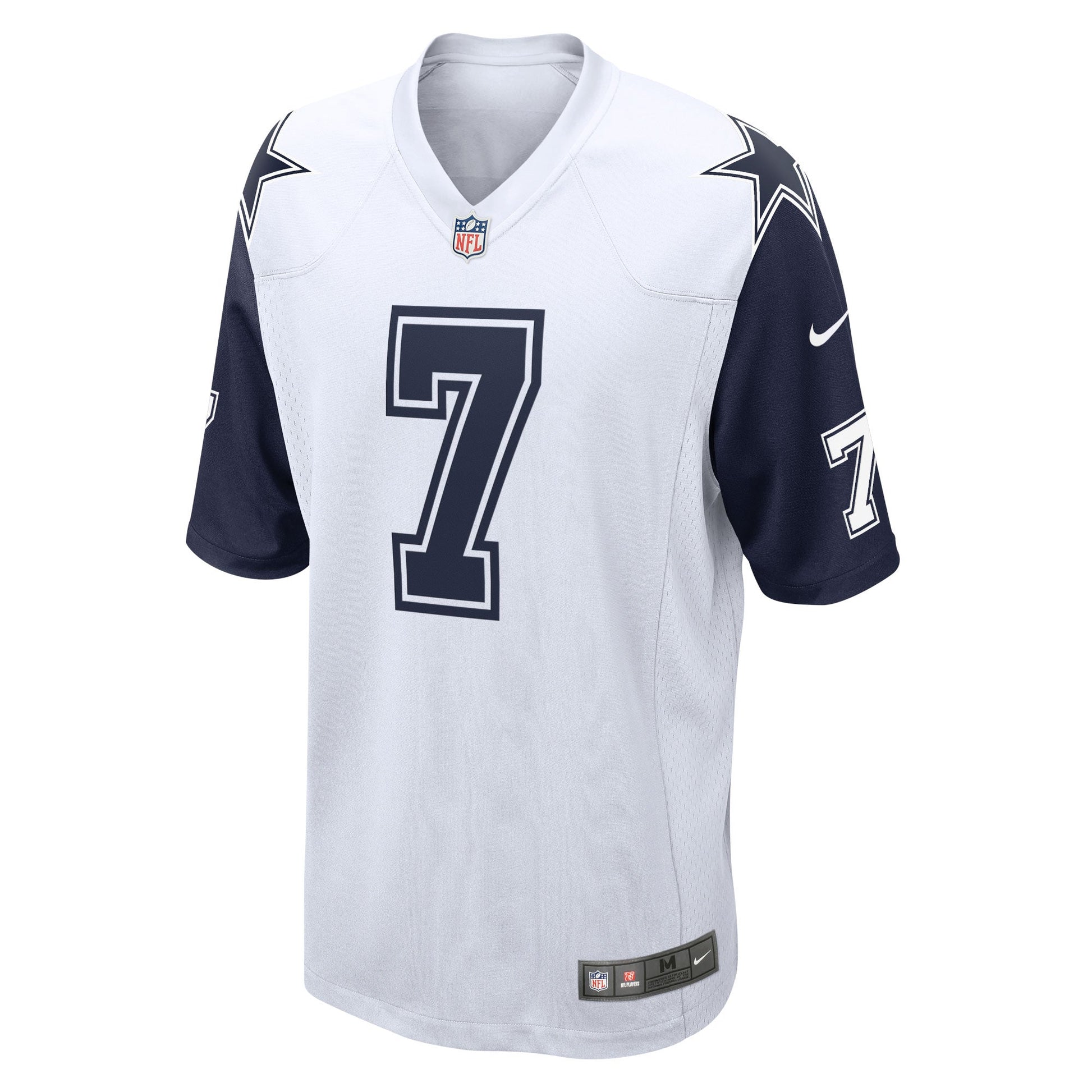 Trevon Diggs Dallas Cowboys Nike Alternate Game Jersey - White football jersey product view 2