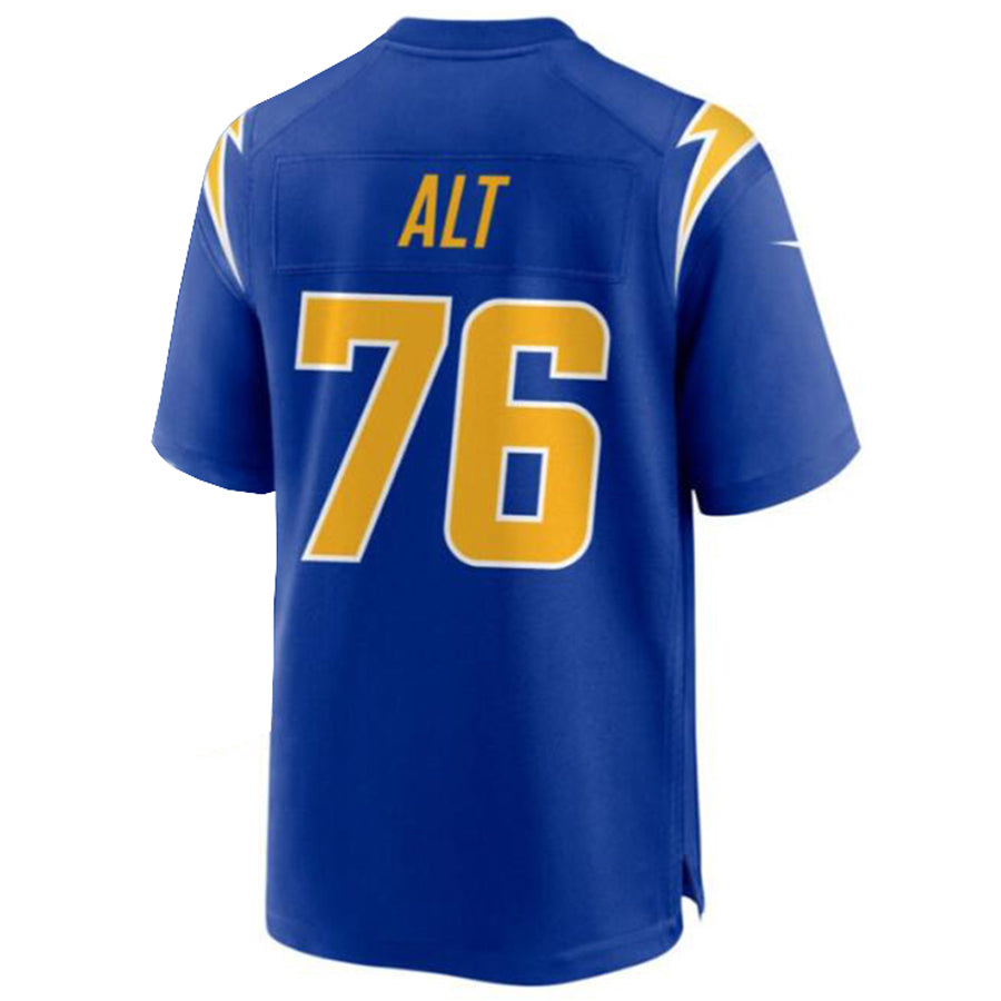 #76 Joe Alt Player LA.Chargers Royal Game Stitched Football Jerseys football jersey product view 1