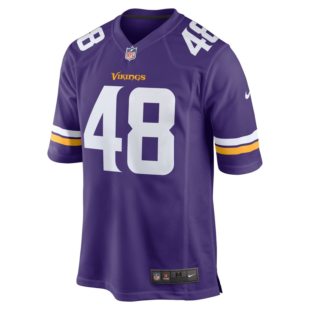 Chris Garrett Minnesota Vikings Nike Home Game Jersey - Purple football jersey product view 2