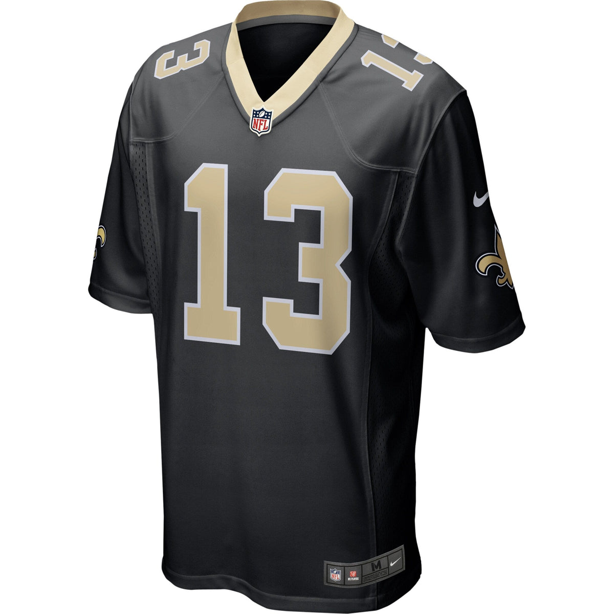 Michael Thomas New Orleans Saints Nike Team Color Game Jersey - Black football jersey product view 2