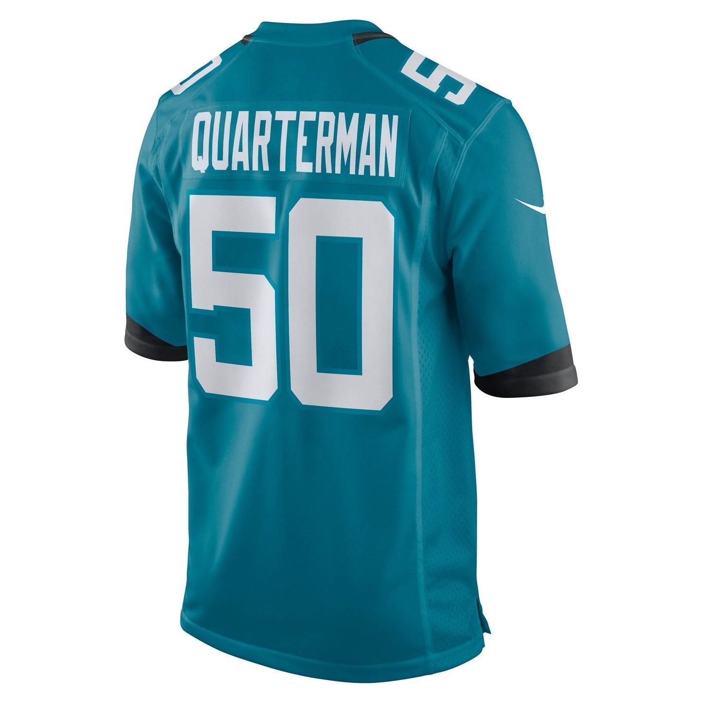 Shaquille Quarterman Jacksonville Jaguars Nike Game Jersey - Teal football jersey product view 3