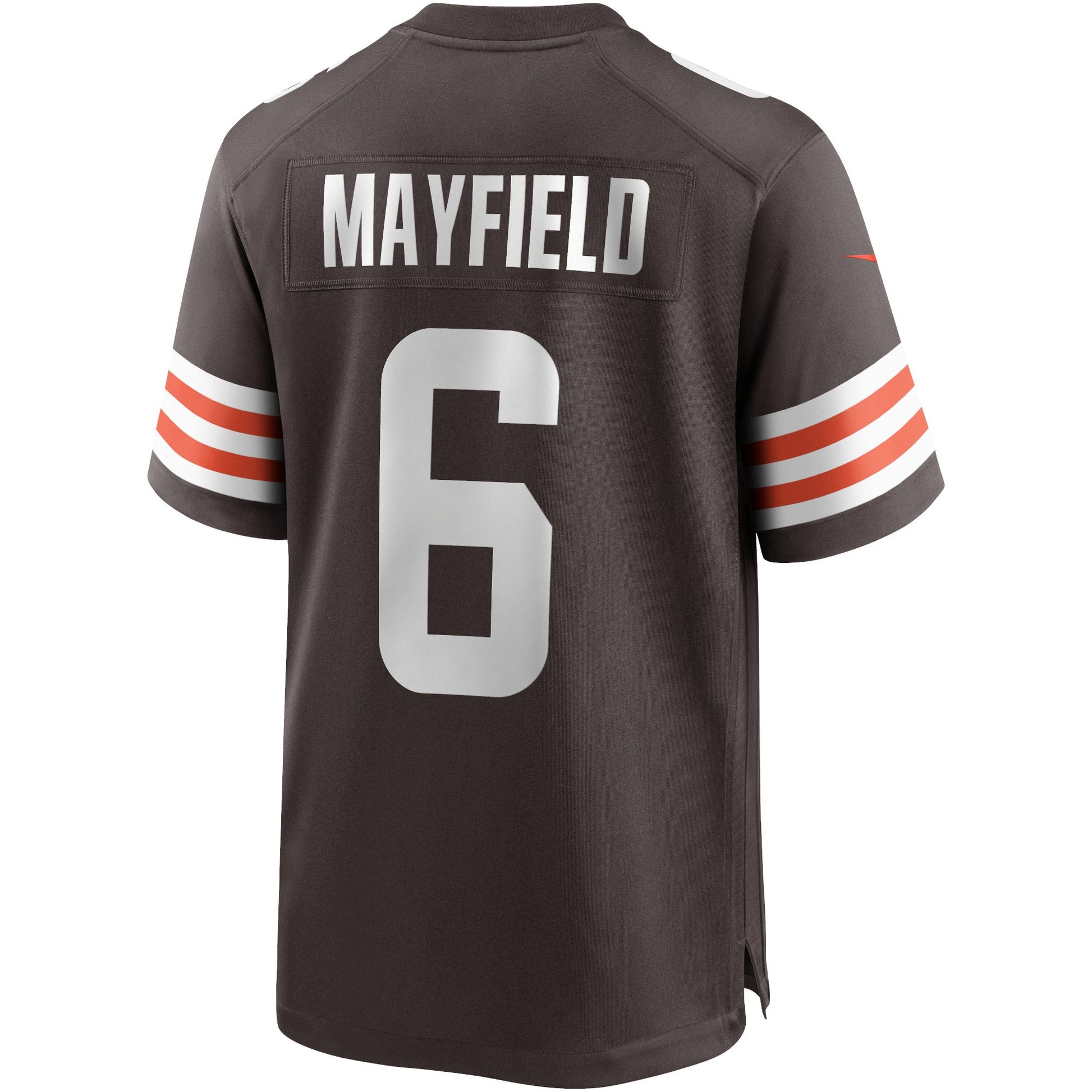 Baker Mayfield Cleveland Browns Nike Game Jersey - Brown football jersey product view 3