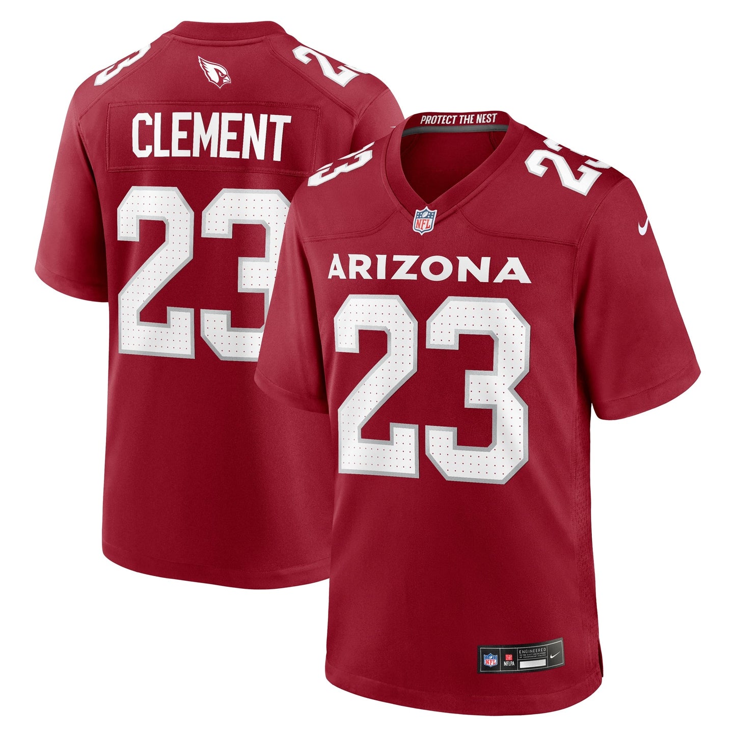 Corey Clement Arizona Cardinals Nike Team Game Jersey - Cardinal football jersey product view 1