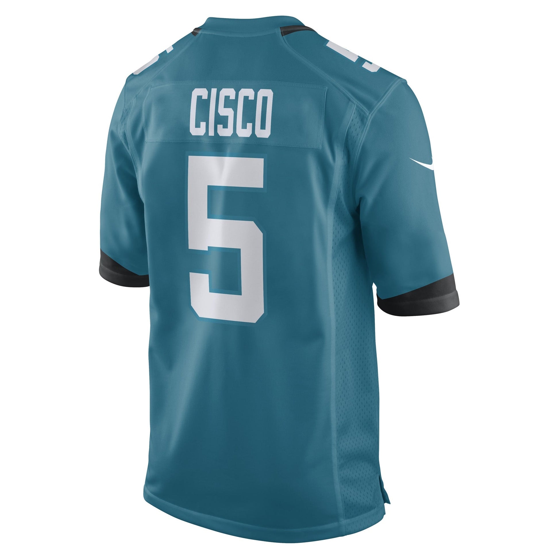 Andre Cisco Jacksonville Jaguars Nike Game Jersey - Teal football jersey product view 3