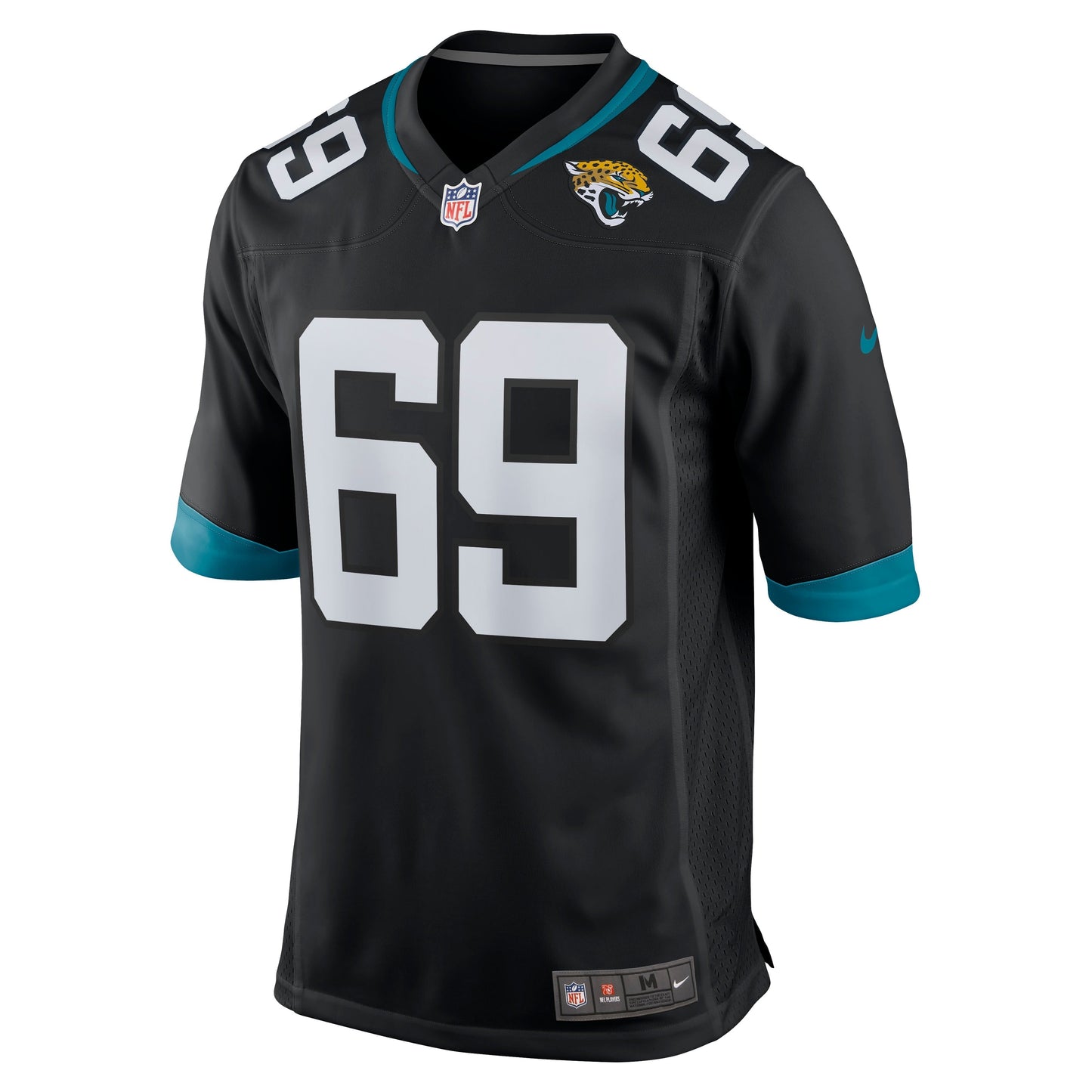 Tyler Shatley Jacksonville Jaguars Nike Game Jersey - Black football jersey product view 2