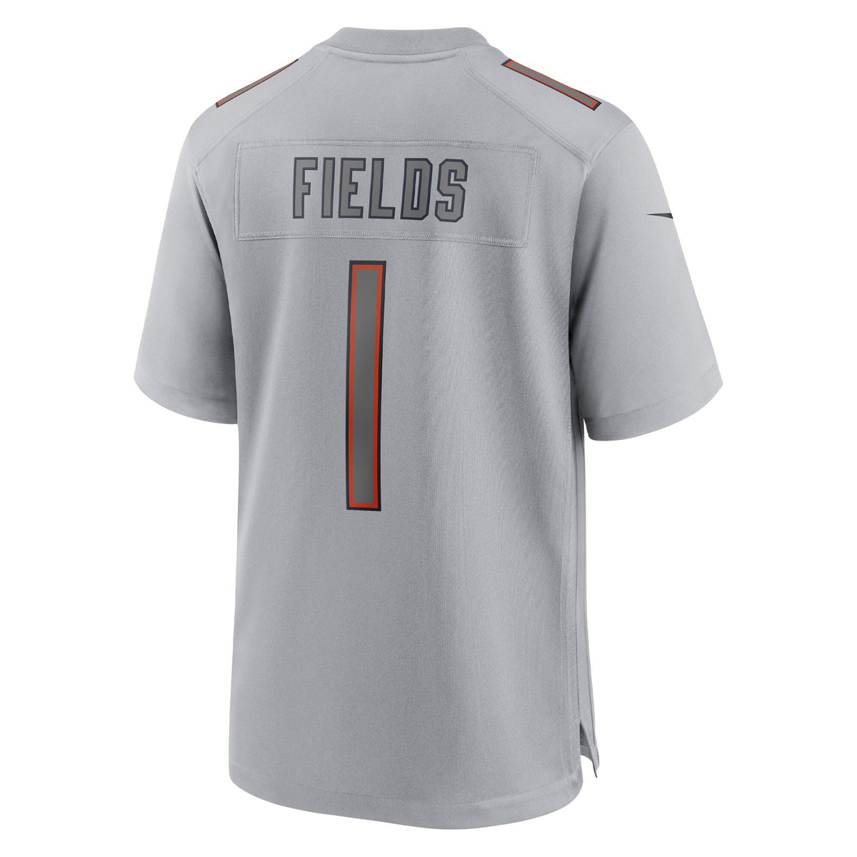 Justin Fields Chicago Bears Nike Atmosphere Fashion Game Jersey - Gray football jersey product view 3