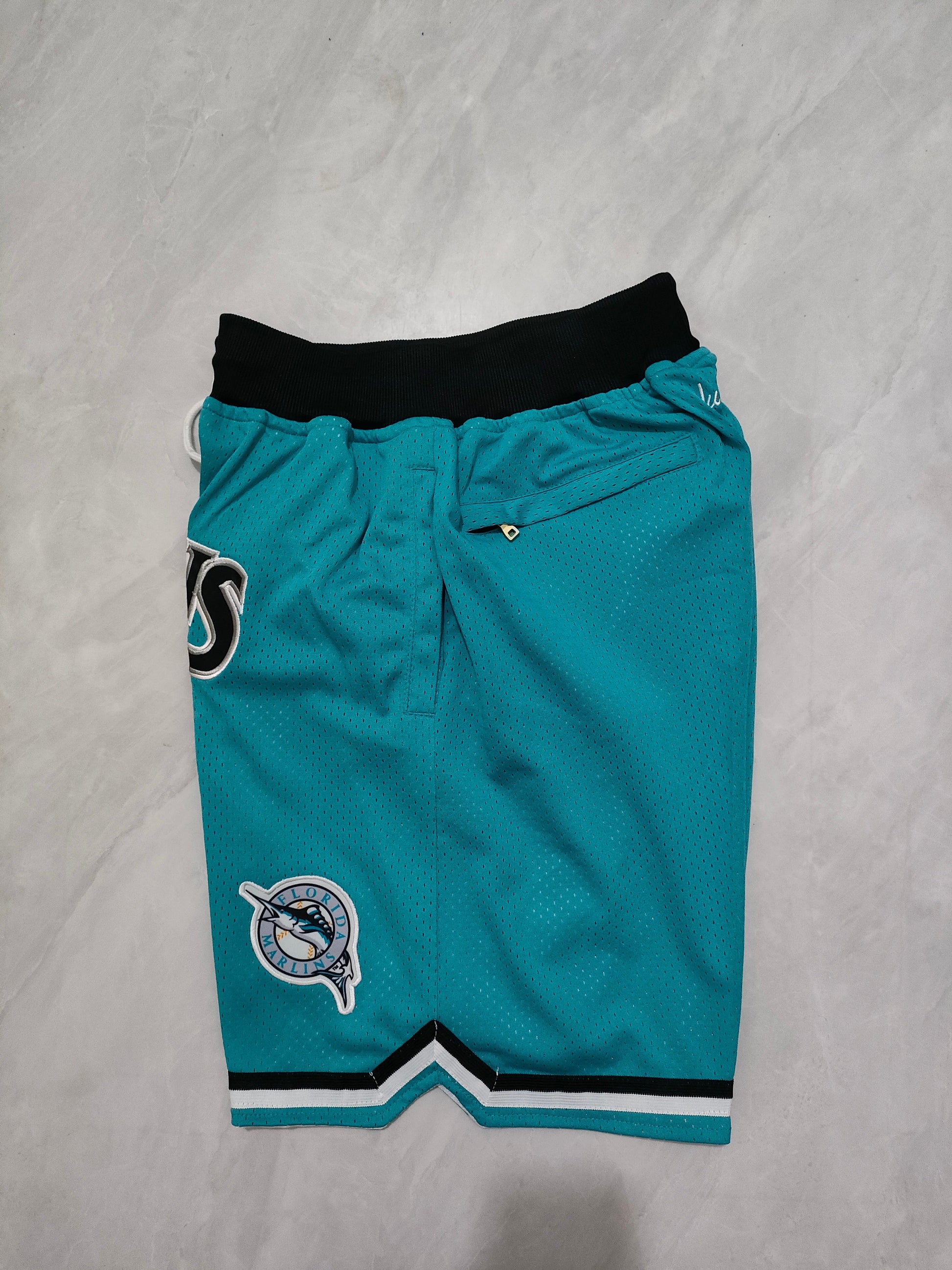JUST DON Miami Marlins Pocket Shorts baseball jersey product view 3