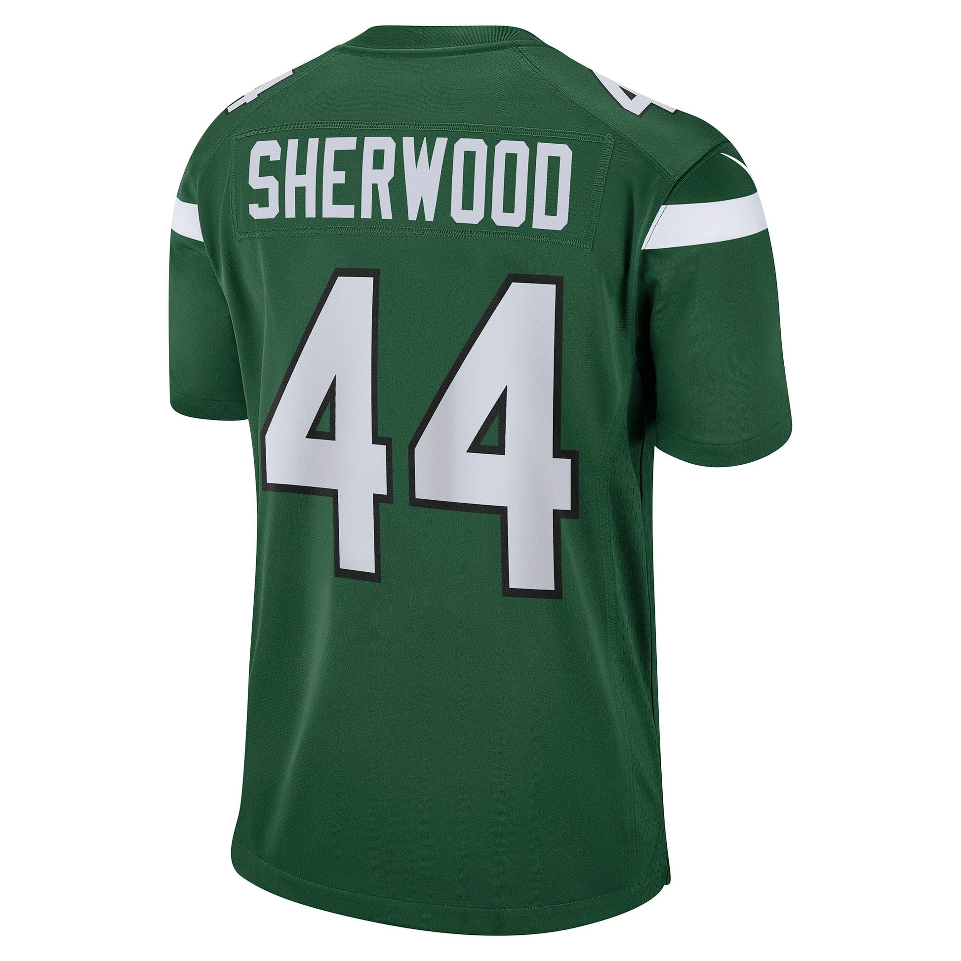 Jamien Sherwood New York Jets Nike Game Jersey - Gotham Green football jersey product view 3